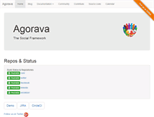 Tablet Screenshot of agorava.org